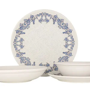 Rinart Serviesset (Medium) - Valeria - 24 delig - 6 Personen - Porselein Topkwaliteit