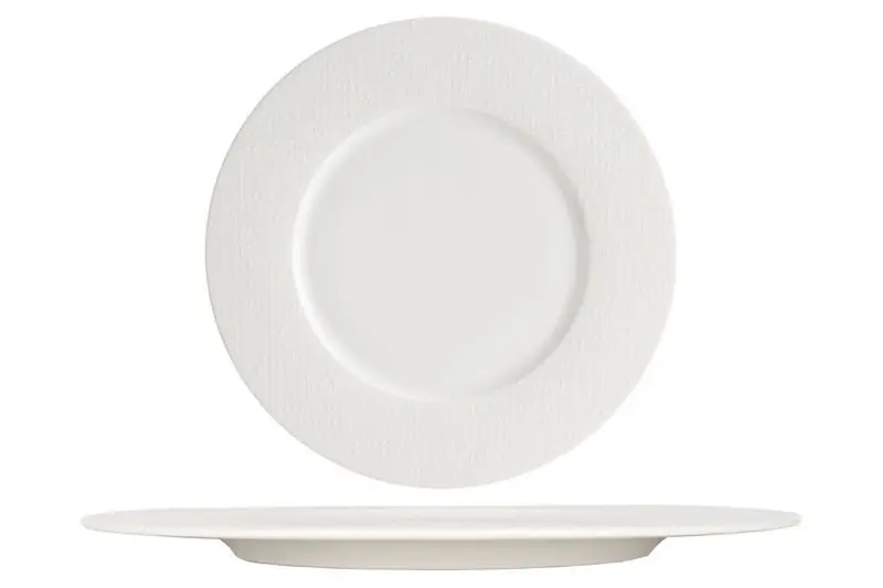 Bonna Dinerbord - Patch Neat - Porselein - 32 cm - set van 6 Must-Have