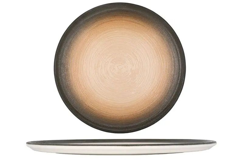 ID Fine Pizzabord - Canyon - Porselein - 31 cm - set van 2 Exclusieve Aanbieding