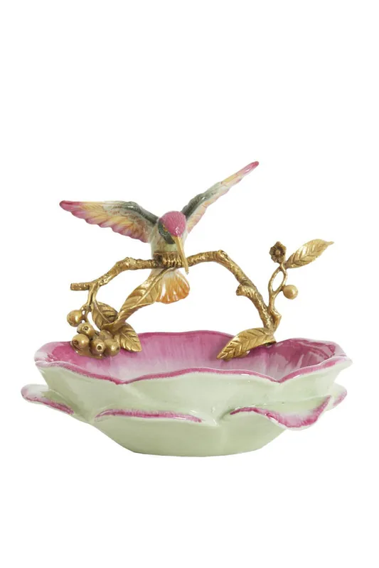 Light & Living - Schaal HUMMINGBIRD - 24x21x20 cm - Roze Seizoensaanbieding
