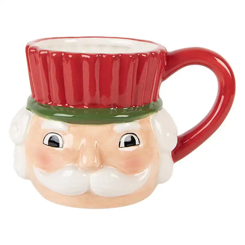 Budget Clayre & Eef Mok Notenkraker 350 ml Rood Keramiek