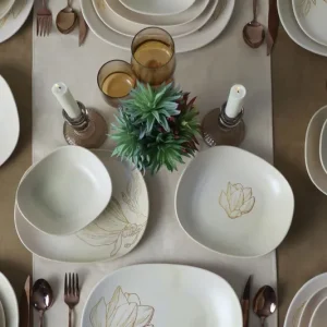 Koop Vandaag Keramika Serviesset - Vintage Bloom Isabella - 24 delig - 6 Personen - Stoneware