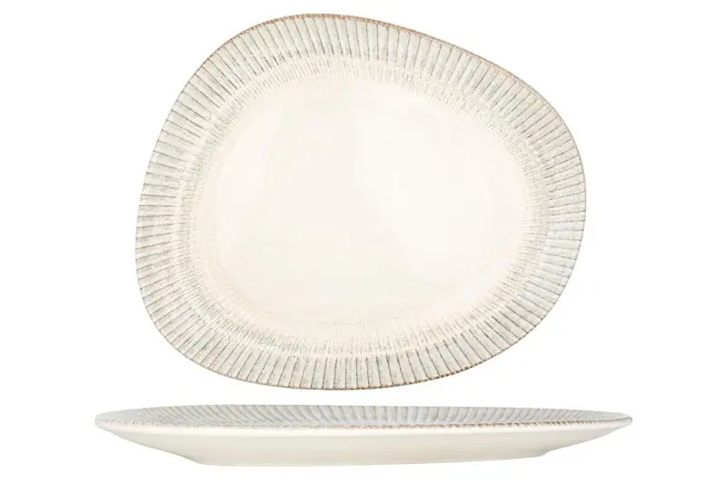 Bonna Dinerbord - Galata - Porselein - 33 cm - set van 6 Laatste Kans