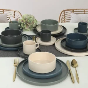 Keramika Serviesset - River Stackable - 20 delig - 4 Personen - Stoneware Modern