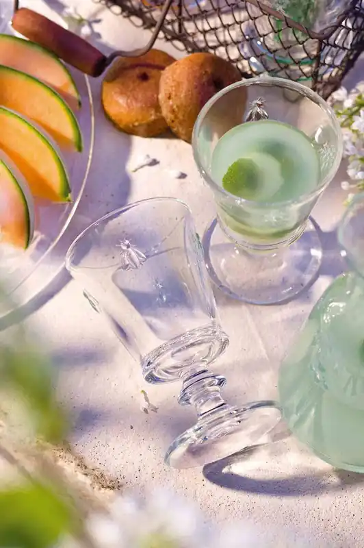 Exclusief La Rochère bee - wijnglas abeille - 24 cl - set van 6 - H 14 cm