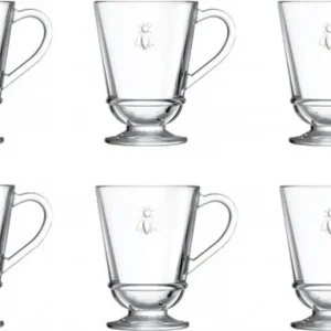 Nieuw Model La Rochère Abeille - Koffie- en theeglas - 27,5 cl - Set van 6