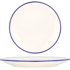 Rinart Dinerbord - Blue Edge - Porselein - 27 cm - set van 6 Lage Kosten