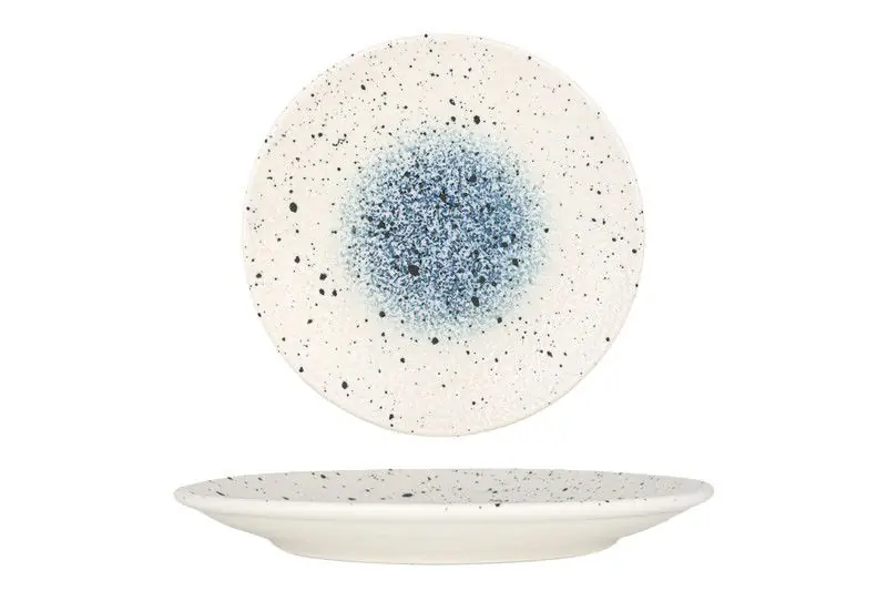 Koop Vandaag Rinart Dessertbord - Splash - Porselein - 23 cm - set van 6