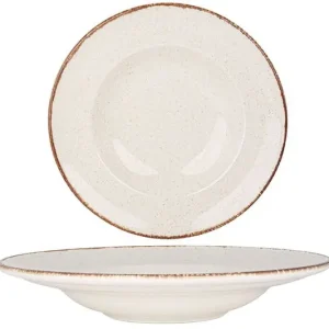 Rinart Pastabord - Brunilda - Porselein - 27 cm (400cc) - set van 2 Op = Op