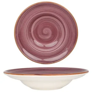 Bonna Pastabord - Aura Blackberry - Porselein - 27 cm (400cc) - set van 2 Uitverkoop