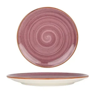 Beperkte Voorraad Bonna Dessertbord - Aura Blackberry - Porselein - 21 cm - set van 6