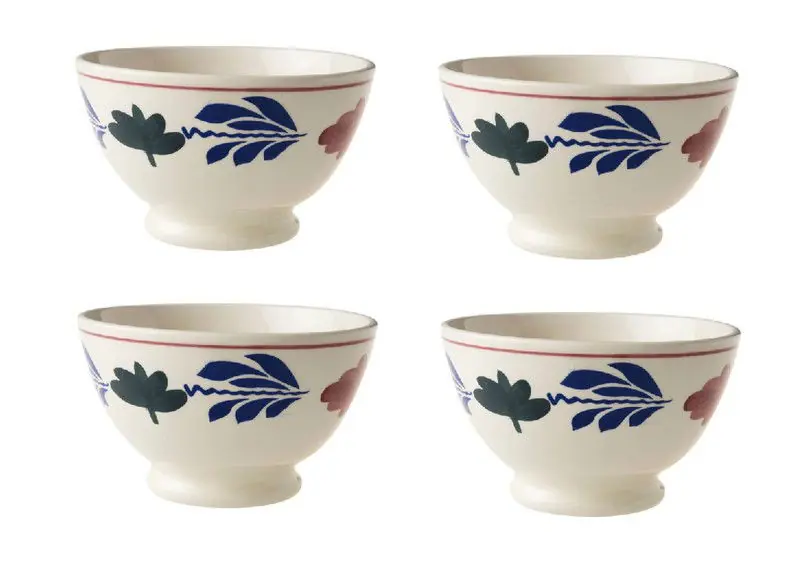 Exclusieve Aanbieding Boerenbont Kommen Royal 16cm set van 4 stuks