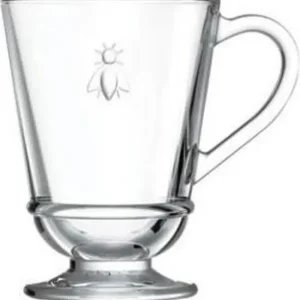 Ambachtelijk La Rochère Abeille - Koffie- en theeglas - 27,5 cl - Set van 6