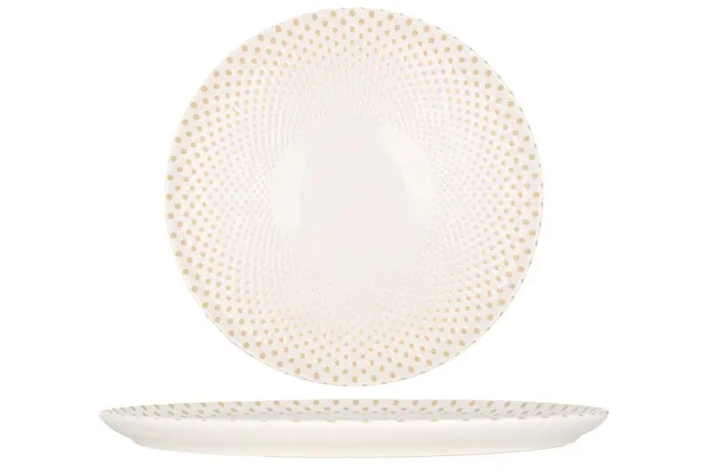Populair Rinart Pizzabord - Punto - Porselein - 32 cm - set van 2