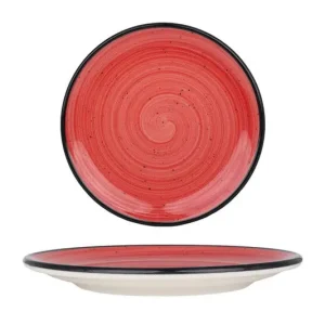 Bonna Dessertbord - Aura Passion - Porselein - 17 cm - set van 6 Origineel