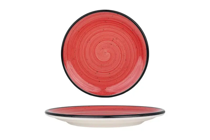 Bonna Dessertbord - Aura Passion - Porselein - 17 cm - set van 6 Origineel