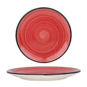 Bonna Dessertbord - Aura Passion - Porselein - 19 cm - set van 6 Op = Op