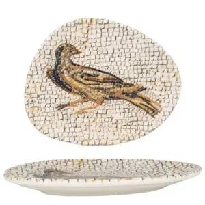 Bonna Dessertbord - Mesopotamia - Porselein - 19 cm - set van 6 Ambachtelijk