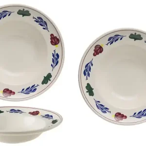 Betaalbaar Boerenbont Diep Bord diameter 28cm set van 3 stuks