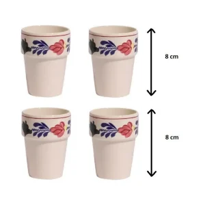 Boerenbont Boerenbont Kindermelkbeker hoogte 8 cm set van 4 Betrouwbaar