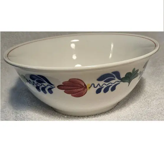 Boerenbont Ronde Kom - Schaal groot diameter 24,5 cm Laatste Kans