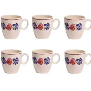 Boerenbont Senseo Mok Pompei - set 6 stuks Plaats Bestelling