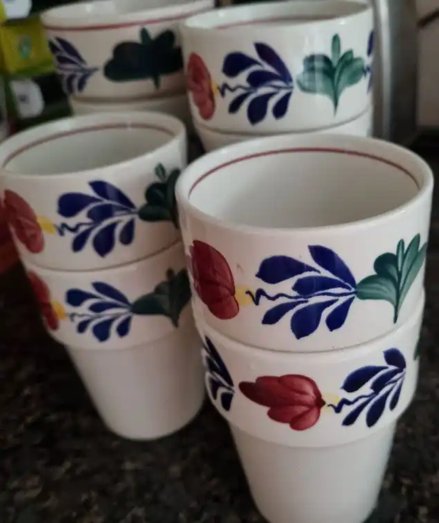 Boerenbont Melkbeker B-KEUS Sonja - set van 4 stuks - met kleine schade Limited Edition