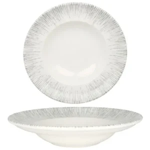 Bonna Pastabord - Iris - Porselein - 27 cm (400cc) - set van 2 Rechtstreeks Van De Fabrikant