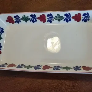 Boerenbont Cakeschaal 15 x 30 cm aardewerk Nieuw Model