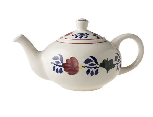 Modern Boerenbont Theepot Zeeland - 1.2 liter - Aardewerk