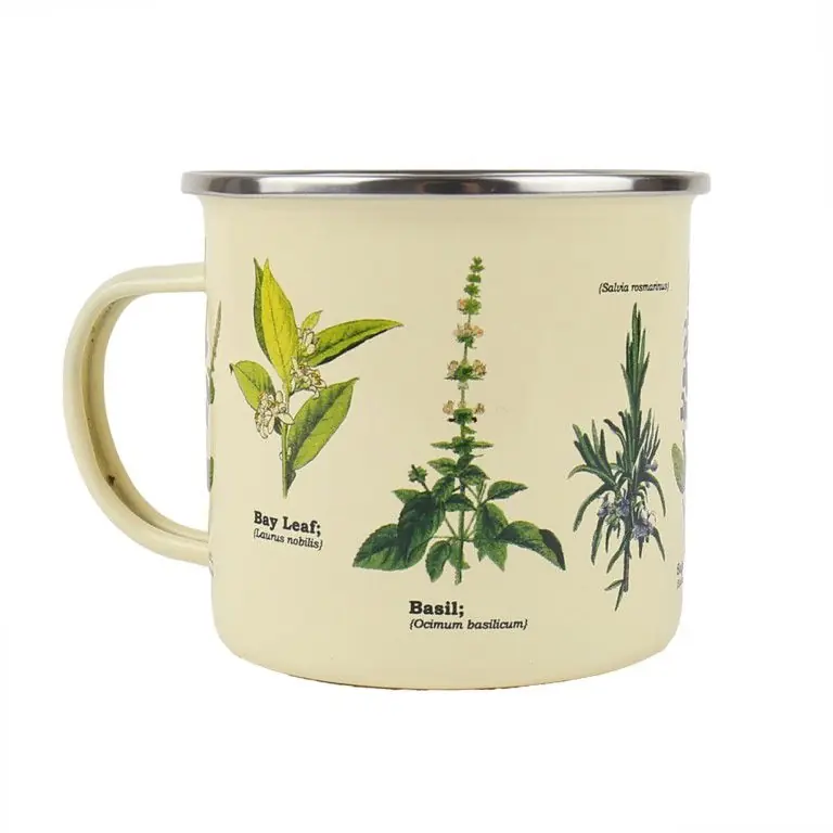Gift Republic Kruiden - Emaille Mok Nu Kopen