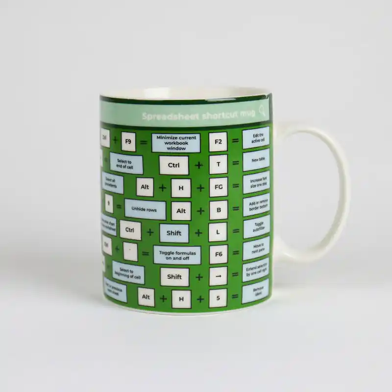 Favoriet Gift Republic Spreadsheet Snelkoppeling Mok