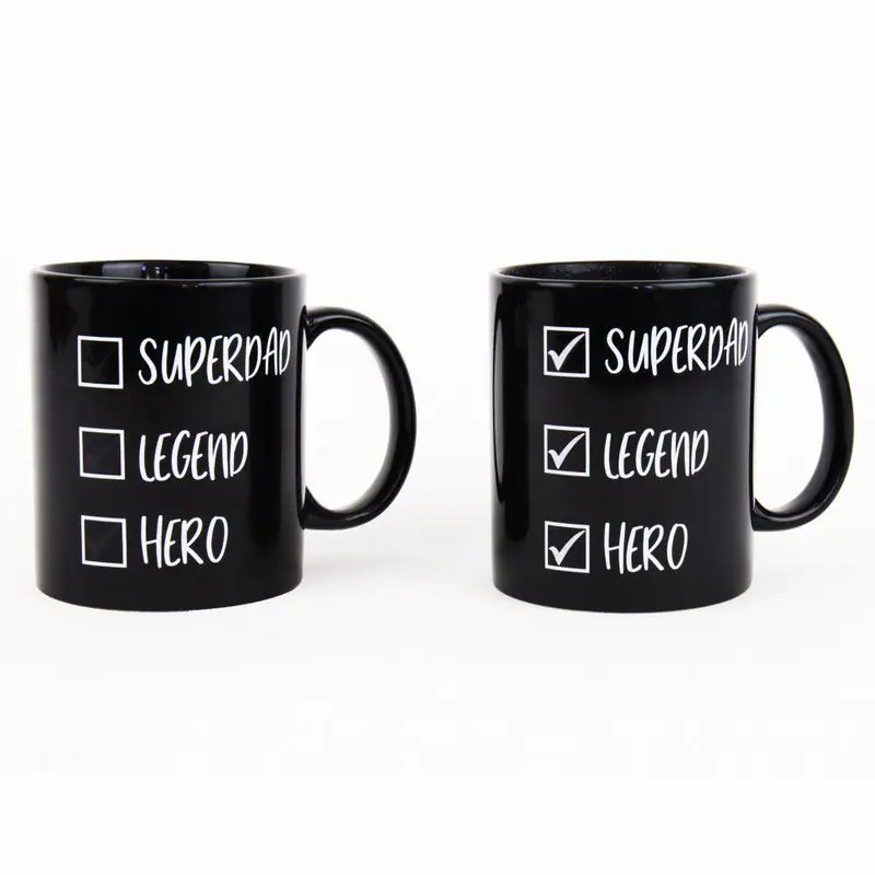 Gift Republic Super Dad Heat Reveal Mok Ambachtelijk