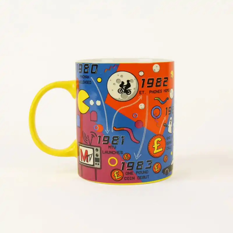 Gift Republic 80s Decade Mok Plaats Bestelling