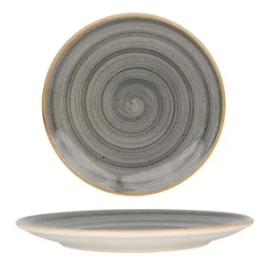 Bonna Dessertbord - Aura Space - Porselein - 23 cm - set van 6 Handgemaakt