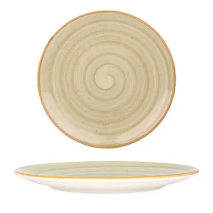 Bonna Dessertbord - Aura Terrain - Porselein - 23 cm - set van 6 Gereduceerde Prijs