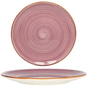 Bonna Dessertbord - Aura Blackberry - Porselein - 23 cm - set van 6 Snelle Levering