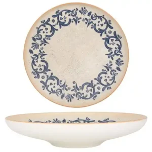 Bonna Diepbord - Viento - Porselein - 25 cm (1300cc) - set van 6 Ambachtelijk