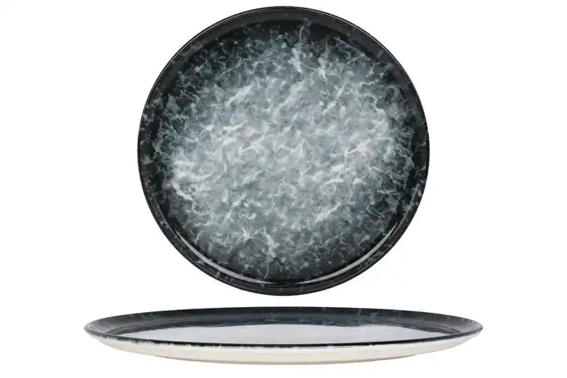 Bonna Pizzabord - Sepia - Porselein - 32 cm - set van 2 Superprijs
