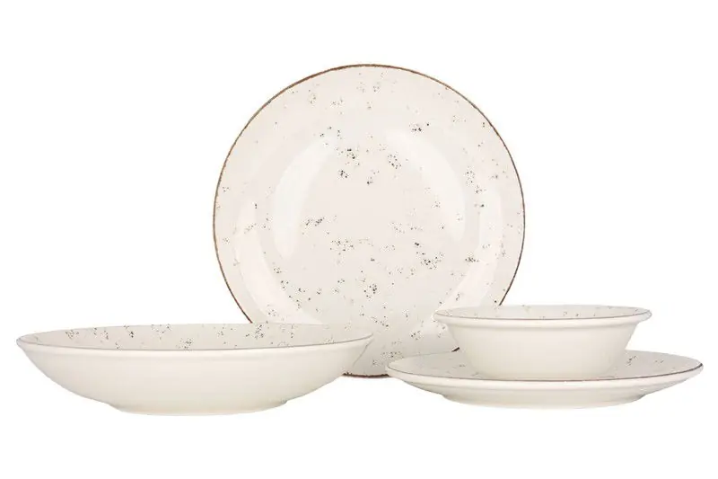 Bonna Serviesset - Grain - 24 delig - 6 Personen - Porselein Meest Verkocht