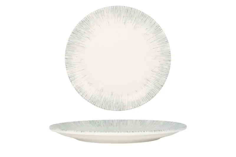 Bonna Dessertbord - Iris - Porselein - 23 cm - set van 6 Nieuwe Collectie