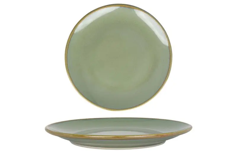 Seizoensaanbieding Bonna Dessertbord - Sage Hygge - Porselein - 21 cm - set van 6
