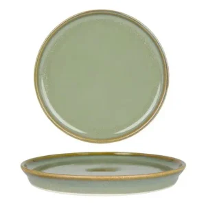 Bonna Dessertbord - Sage Hygge - Porselein - 16 cm - set van 6 Nieuw