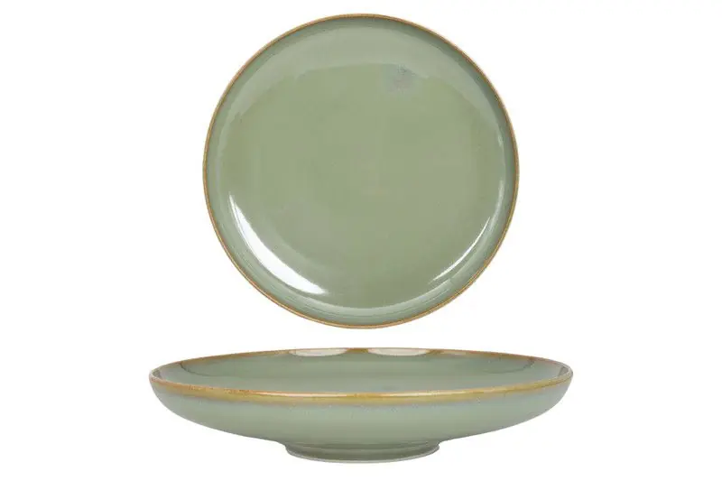 Bonna Diepbord - Sage Hygge - Porselein - 25 cm (1300cc) - set van 6 Gratis Verzending