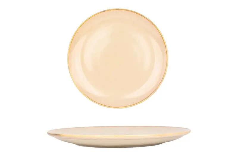 Bonna Dinerbord - Sand Hygge - Porselein - 25 cm - set van 6 Bestel Nu