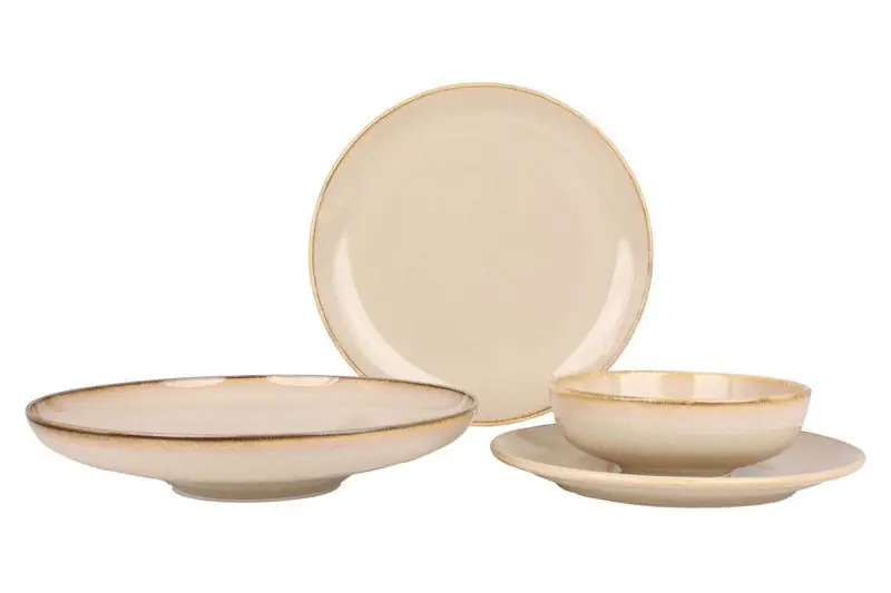 Bonna Serviesset - Sand Hygge - 24 delig - 6 Personen - Porselein Betaalbaar