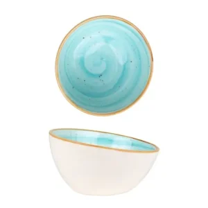 Bestseller Bonna Kommetje - Aqua - Porselein - 16 cm (350cc) - set van 6