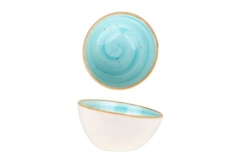 Bestseller Bonna Kommetje - Aqua - Porselein - 16 cm (350cc) - set van 6