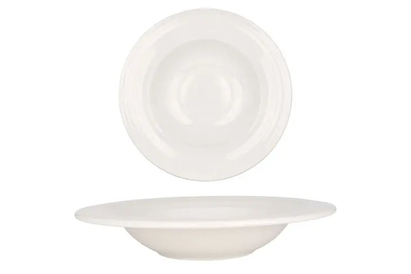 Bonna Pastabord - Halo - Porselein - 28 cm (400cc) - set van 2 Modern