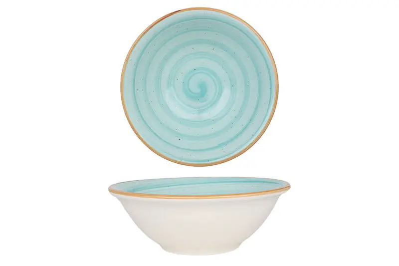 Bonna Kommetje - Aqua - Porselein - 20 cm (900cc) - set van 6 Direct Beschikbaar